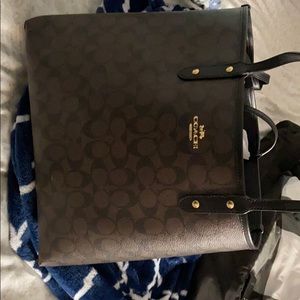 Coach reversible bag large tote.